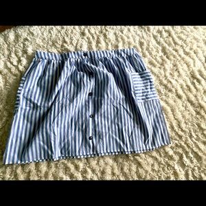 Shein stripped skirt